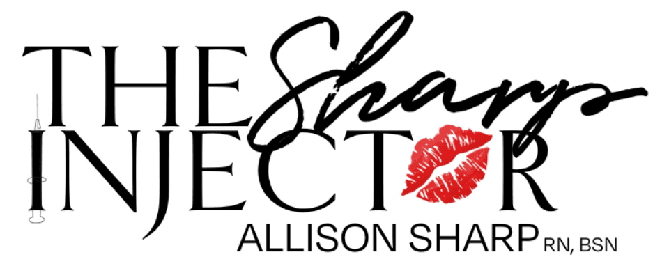 Allie sharp logo lips